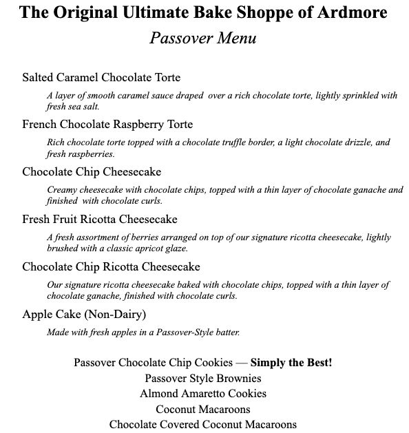 The Ultimate Bake Shoppe of Ardmore